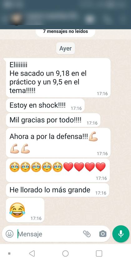 Opinión real de una alumna de Infantil sobre la formación de Elisabet Oposiciones